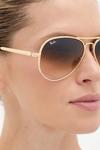 Солнцезащитные очки Ray-Ban, золотой - фото 8