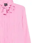 Плиссированная рубашка Rochas, розовый - фото 3