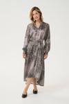Платье Kaffe Ester, серо-коричневый/серебристо-серый - фото 3