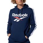 Толстовка мужская темно-синяя Reebok, синий - фото 3