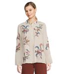 Рубашка Johnny Was Vintage Button Down Shirt, цвет Shell - фото