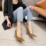 Туфли женские на высоком каблуке Zubumei, черный - фото 11