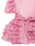 Платье с рюшами и бантом Alapage, розовый - фото 3
