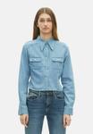 Блуза The Kooples Button-down blouse, Baby Blue/Blue - фото