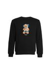 Толстовка TEDDY CREW NECK CLOSURE London, черный - фото 4