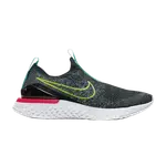 Кроссовки Nike Epic Phantom React Flyknit GS 'Black Hyper Jade', черный - фото
