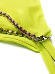 Бикини с кристаллами GCDS, зеленый - фото 3