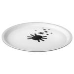 Поднос, белый/черный, 32 см Kustfyr IKEA - фото