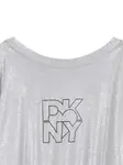 Платье с блестками Dkny Kids, серый - фото 3