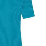 Ribbed knit Virgin wool Jumper VERSACE, синий - фото 9