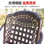 Комплект стульев Green Water с овальными прорезямии, 2 предмета, 57х56х90 см, шампань - фото 4