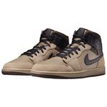 Jordan 1 Mid Khaki Baroque Brown - фото 4