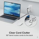 Plugable USB-C to Right-Angle USB-C Thunderbolt 4 - фото 3