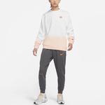 Толстовка Men's Nike Logo Gradient Printing Round Neck White, белый - фото 3