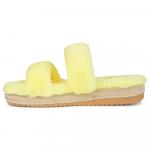 Меховые тапочки Relaxx Journee, желтый - фото 5