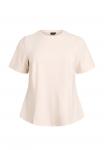 Футболка Zizzi Basic T-shirt, Birch/Beige - фото 4
