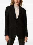 Однобортный блейзер TWINSET, черный - фото 2