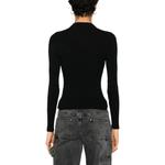 Топ с интарсией и логотипом MSGM, черный - фото 6