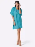 Feel Good летнее платье "Туника", бирюзовый - фото 2