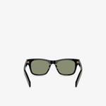 Солнцезащитные очки Prada с ацетатной оправой квадратные, черный - фото 4