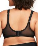 Бюстгальтер Magiclift Natural Shape Support размера Plus Full Figure Wireless Bra 1010 Glamorise, черный - фото 2