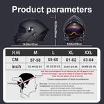 Шлем мотоциклетный AAREG Bluetooth, черный - фото 5