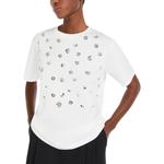 Футболка Weekend Max Mara Cabina с пайетками WEEKEND MaxMara, белый - фото 5