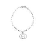 GUCCI Серебряный браслет 925 пробы унисекс - фото 2