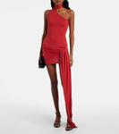 Мини-платье из смесового джерси с драпировкой Aya Muse, Ketchup - фото 2