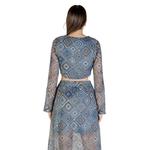 Синий топ из переработанного полиэстера Only - фото 2