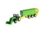 Siku, модель трактора Deere с прицепом - фото