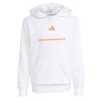 Adidas Sportswear Спортивная толстовка 'adidas Slogan Fleece' в белом цвете - фото