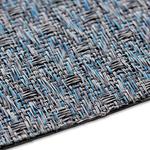 Виниловый коврик для ванной KARAT Como, 90x1x250 см, синий - фото 3