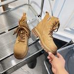 Ботинки Martin Boot женские Jietegongyang, коричневый - фото 3