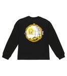 Футболка с длинными рукавами и принтом Amiri, черный - фото 3