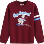 Детский свитшот GAP, темно-красный - фото