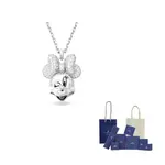 Swarovski Диснеевское хрустальное колье женское серебряное - фото