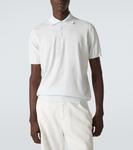 Хлопковая рубашка-поло Brunello Cucinelli, Sky - фото 3