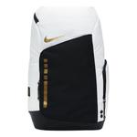 Сумка hoops elite backpack 32l 'white black gold' Nike, белый - фото
