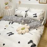 FUANNA Комплект постельного белья, 220 см, 4 предмета - фото 6