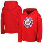 Пуловер с капюшоном и логотипом молодежной красной команды Washington Nationals Team Outerstuff - фото 4