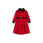 Детское платье Lapel Long Disney, красный - фото