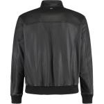 Кожаная куртка-бомбер Hugo Boss, черный - фото 3