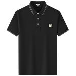 Футболка поло унисекс WARRIOR, черная - фото