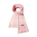 Вязаный шарф унисекс, Khaki, Houndstooth Box - фото 11