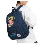 Converse Полиэстеровый рюкзак обычный унисекс темно-синий, Cute Cat - фото 10