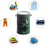 Корзина для белья Sanilo «Virella», черный/зеленый - фото 4