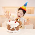 Плюшевая кукла Bear Cake высотой 27 см LEWAHON - фото 5
