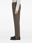 Льняные брюки Zegna, коричневый - фото 4