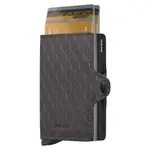 Кошелек Secrid Twinwallet Optical leather, серый - фото 3